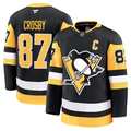 Trusc P.Penguins #87 Sidney Crosby Black Home Premium Jerseys