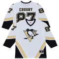 Trusc P.Penguins #87 Sidney Crosby Mitchell & Ness White 2005 Power Play Jerseys