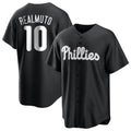 Trusc P.Phillies #10 J.T. Realmuto Player Black Alt Fashion Home Game Stitched Jerseys