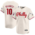 Trusc P.Phillies #10 J.T. Realmuto Player Cream Phillies & Eagles Vapor Premier Limited Stitched Jerseys