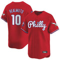 Trusc P.Phillies #10 J.T. Realmuto Player Red Phillies & Eagles Vapor Premier Limited Stitched Jerseys