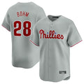 Trusc P.Phillies #28 Alec Bohm Player Gray Home Limited Stitched Jerseys