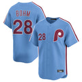Trusc P.Phillies #28 Alec Bohm Player Light Blue Home Limited Stitched Jerseys