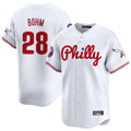 Trusc P.Phillies #28 Alec Bohm Player White Phillies & Eagles Vapor Premier Limited Stitched Jerseys