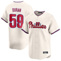 Trusc P.Phillies #59 Jhoan Duran Player Cream Home Limited Stitched Jerseys