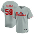 Trusc P.Phillies #59 Jhoan Duran Player Gray Home Limited Stitched Jerseys