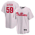 Trusc P.Phillies #59 Jhoan Duran Player White Home Game Stitched Jerseys