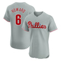 Trusc P.Phillies #6 Ryan Howard Player Gray Home Limited Elite Stitched Jerseys