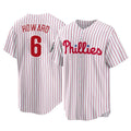 Trusc P.Phillies #6 Ryan Howard Player White Home Game Stitched Jerseys