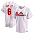 Trusc P.Phillies #6 Ryan Howard Player White Home Limited Stitched Jerseys
