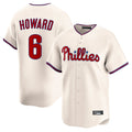 Trusc P.Phillies #6 Ryan Howardr Player Cream Home Limited Stitched Jerseys