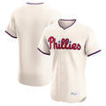 Trusc P.Phillies Blank Player Cream Home Limited Elite Stitched Jerseys