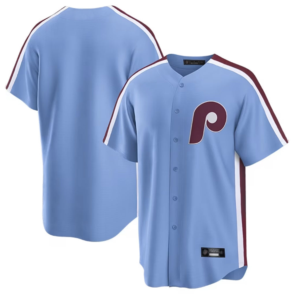 Trusc P.Phillies Blank Player Light Blue Home Limited Stitched Jerseys