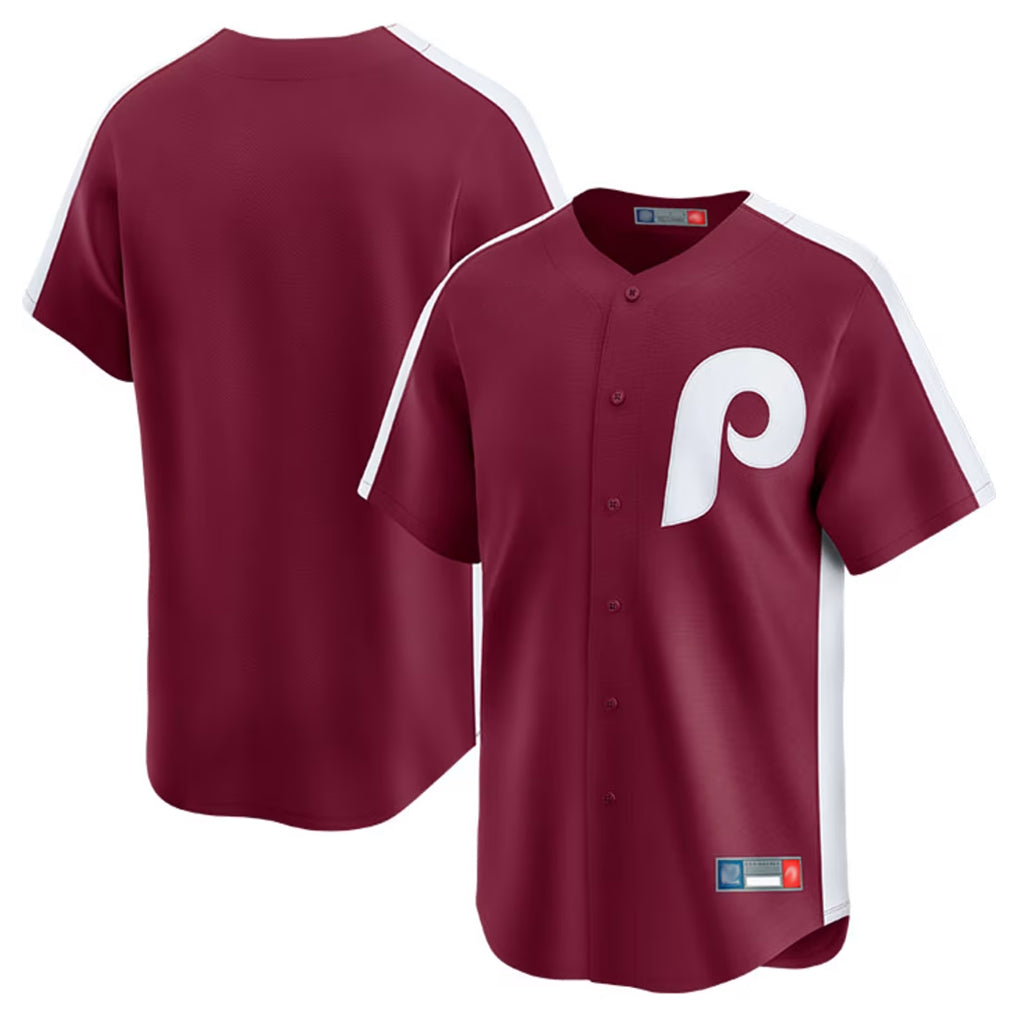 Trusc P.Phillies Blank Player Red Cooperstown Collection Limited Home Stitched Jerseys
