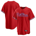 Trusc P.Phillies Blank Player Red Home Game Stitched Jerseys