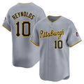 Trusc P.Pirates #10 Bryan Reynolds Player Gray Road Home Limited Stitched Jerseys