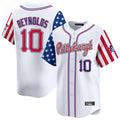 Trusc P.Pirates #10 Bryan Reynolds Player White 2025 Independence Day Vapor Premier Limited Stitched Jerseys