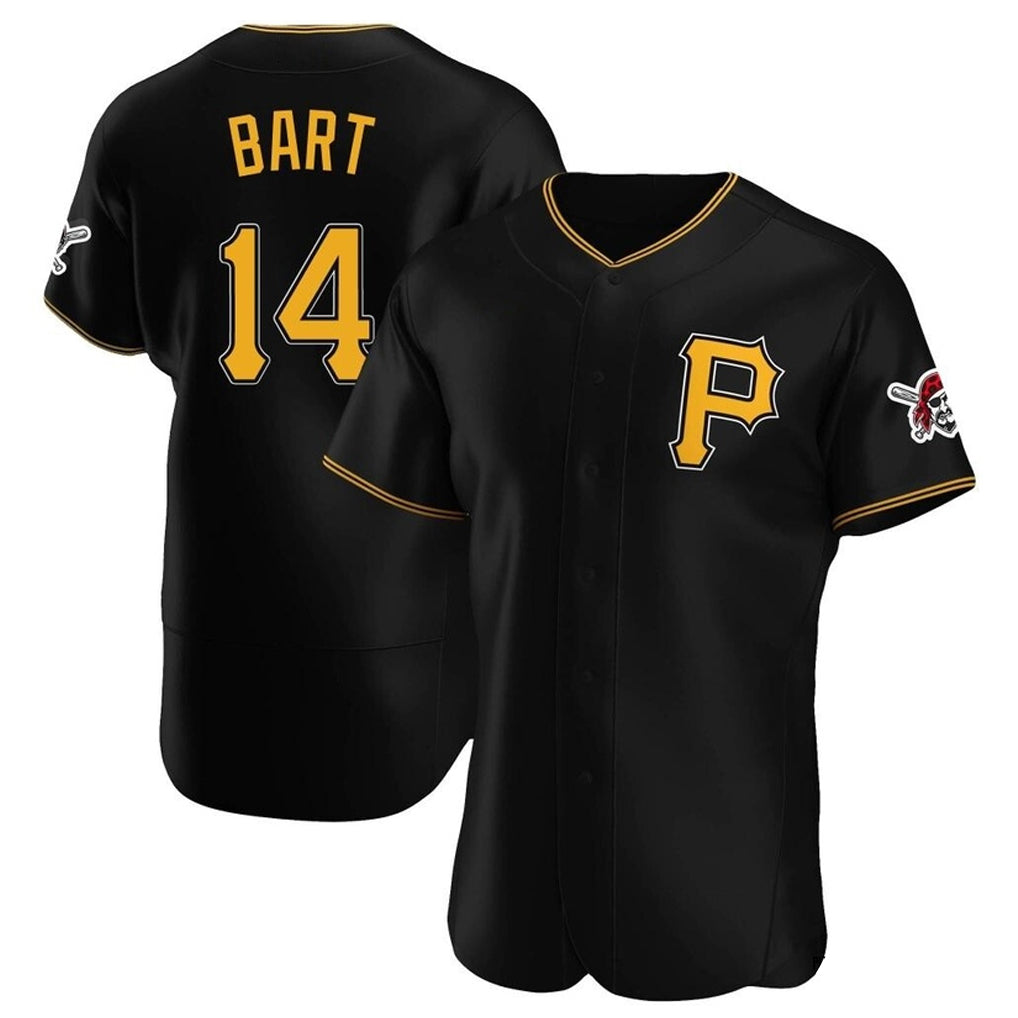 Trusc P.Pirates #14 Joey Bart Player Black Alternate 2025 Home Limited Elite Stitched Jerseys