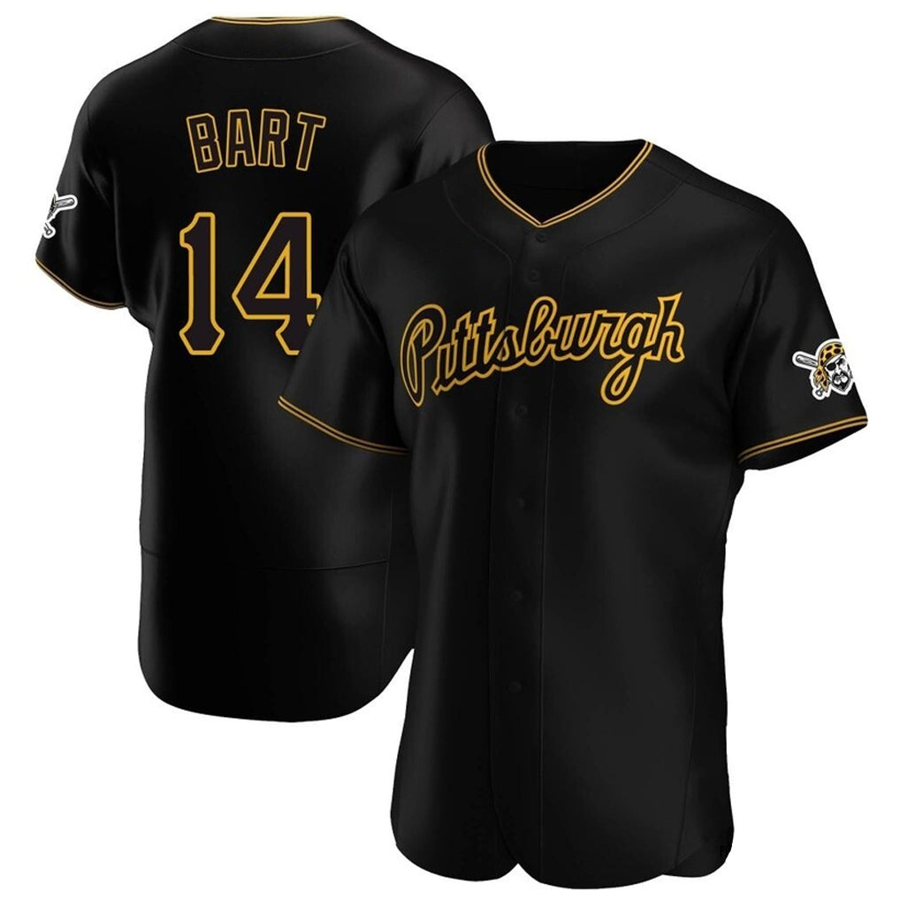 Trusc P.Pirates #14 Joey Bart Player Black Home Limited Elite Stitched Jerseys