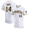 Trusc P.Pirates #14 Joey Bart Player White Home Limited Elite Stitched Jerseys