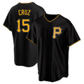 Trusc P.Pirates #15 Oneil Cruz Player Black Alternate 2025 Home Game Stitched Jerseys