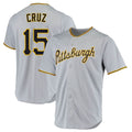 Trusc P.Pirates #15 Oneil Cruz Player Gray Road Home Game Stitched Jerseys