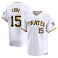 Trusc P.Pirates #15 Oneil Cruz Player White Home Limited Stitched Jerseys