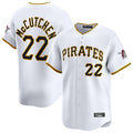 Trusc P.Pirates #22 Andrew McCutchen Player White Home Limited Stitched Jerseys