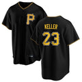 Trusc P.Pirates #23 Mitch Keller Player Black Home Game Stitched Jerseys
