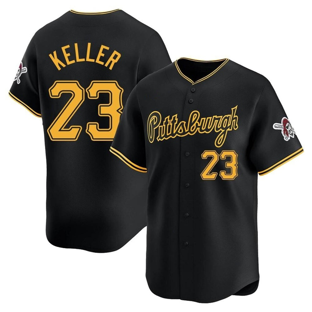 Trusc P.Pirates #23 Mitch Keller Player Black Home Limited Stitched Jerseys