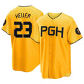Trusc P.Pirates #23 Mitch Keller Player Gold City Connect Home Game Stitched Jerseys
