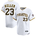 Trusc P.Pirates #23 Mitch Keller Player White Home Limited Stitched Jerseys