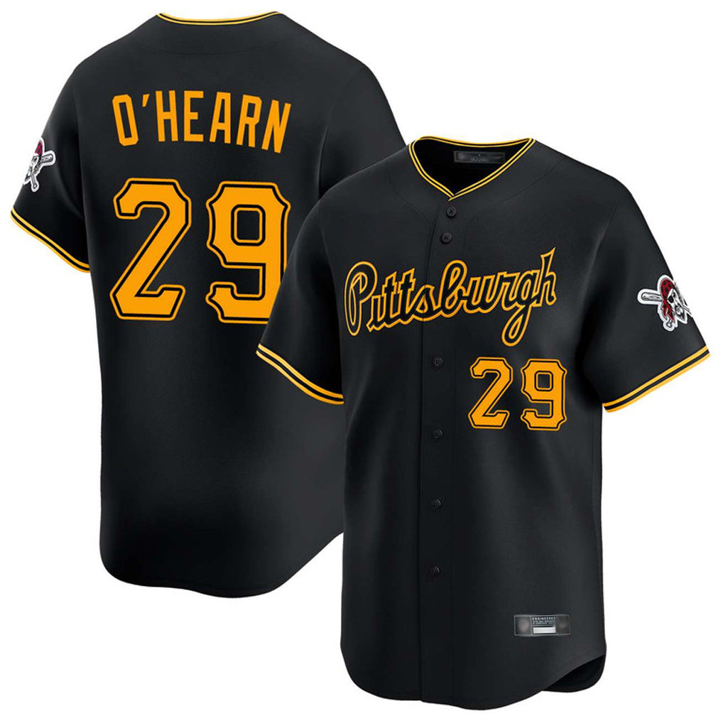 Trusc P.Pirates #29 Ryan O'Hearn Player Black Alt Home Limited Stitched Jerseys