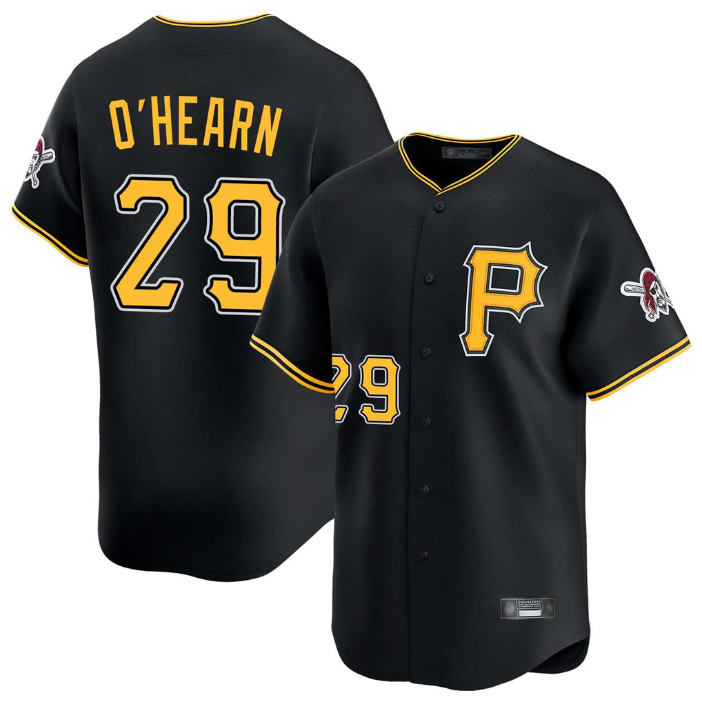 Trusc P.Pirates #29 Ryan O'Hearn Player Black Alternate Limited Game Stitched Jerseys