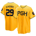 Trusc P.Pirates #29 Ryan O?¡®Hearn Player Gold City Connect Home Game Stitched Jerseys