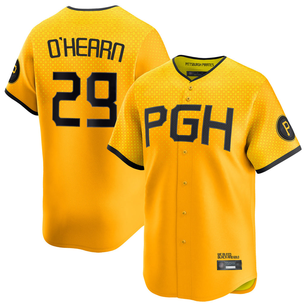 Trusc P.Pirates #29 Ryan O?¡®Hearn Player Gold City Connect Home Limited Stitched Jerseys