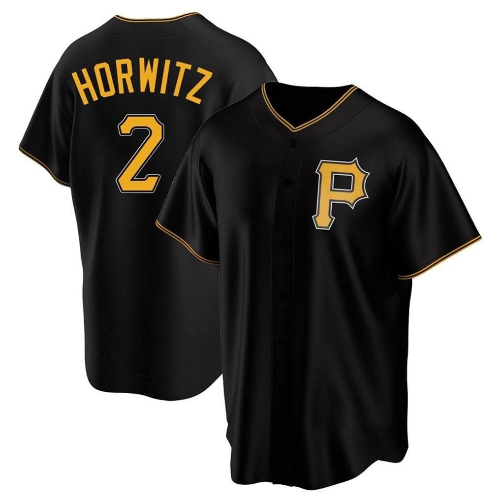 Trusc P.Pirates #2 Spencer Horwitz Player Black Alternate 2025 Home Game Stitched Jerseys