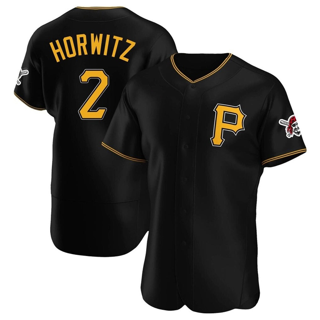 Trusc P.Pirates #2 Spencer Horwitz Player Black Alternate 2025 Home Limited Elite Stitched Jerseys