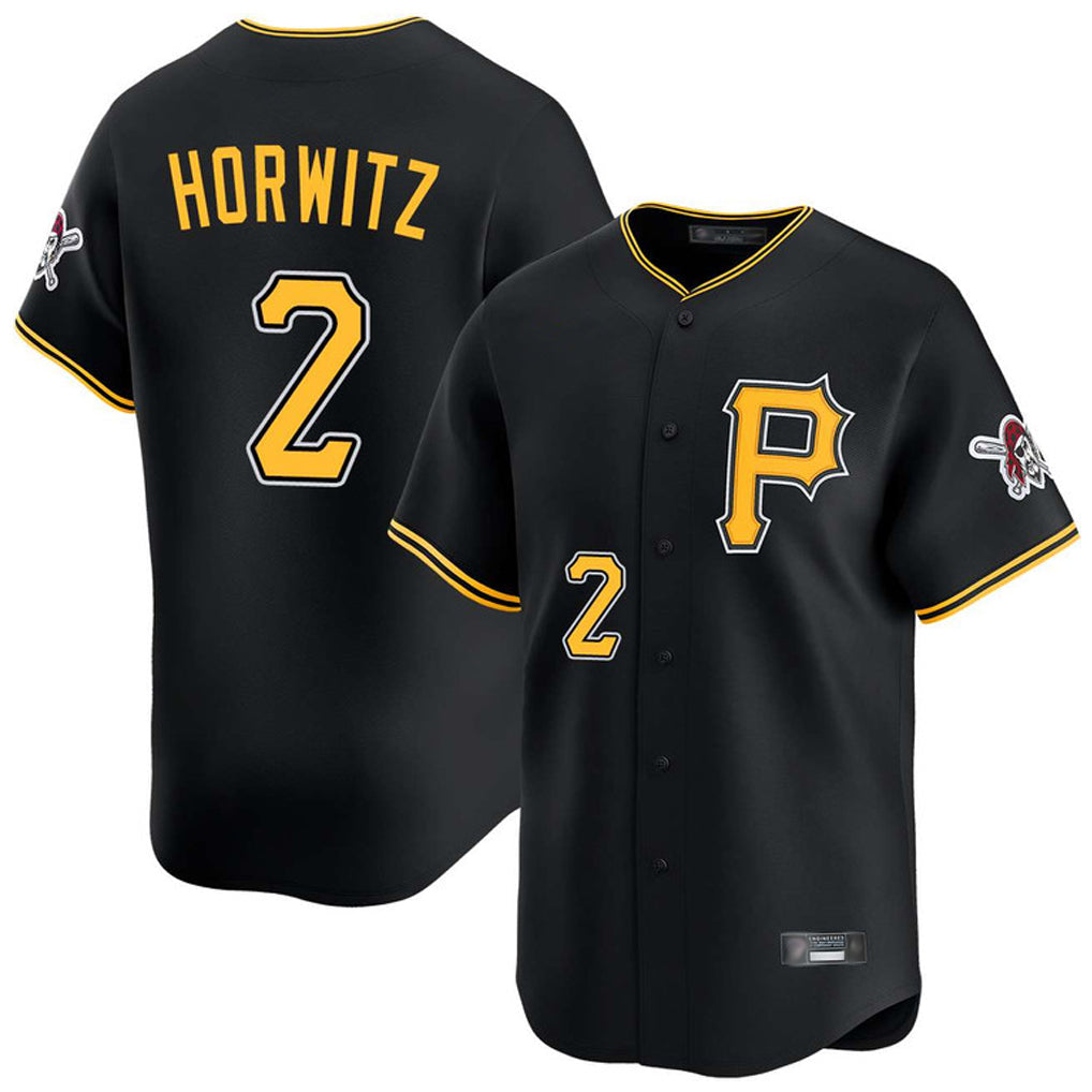 Trusc P.Pirates #2 Spencer Horwitz Player Black Alternate Limited Game Stitched Jerseys