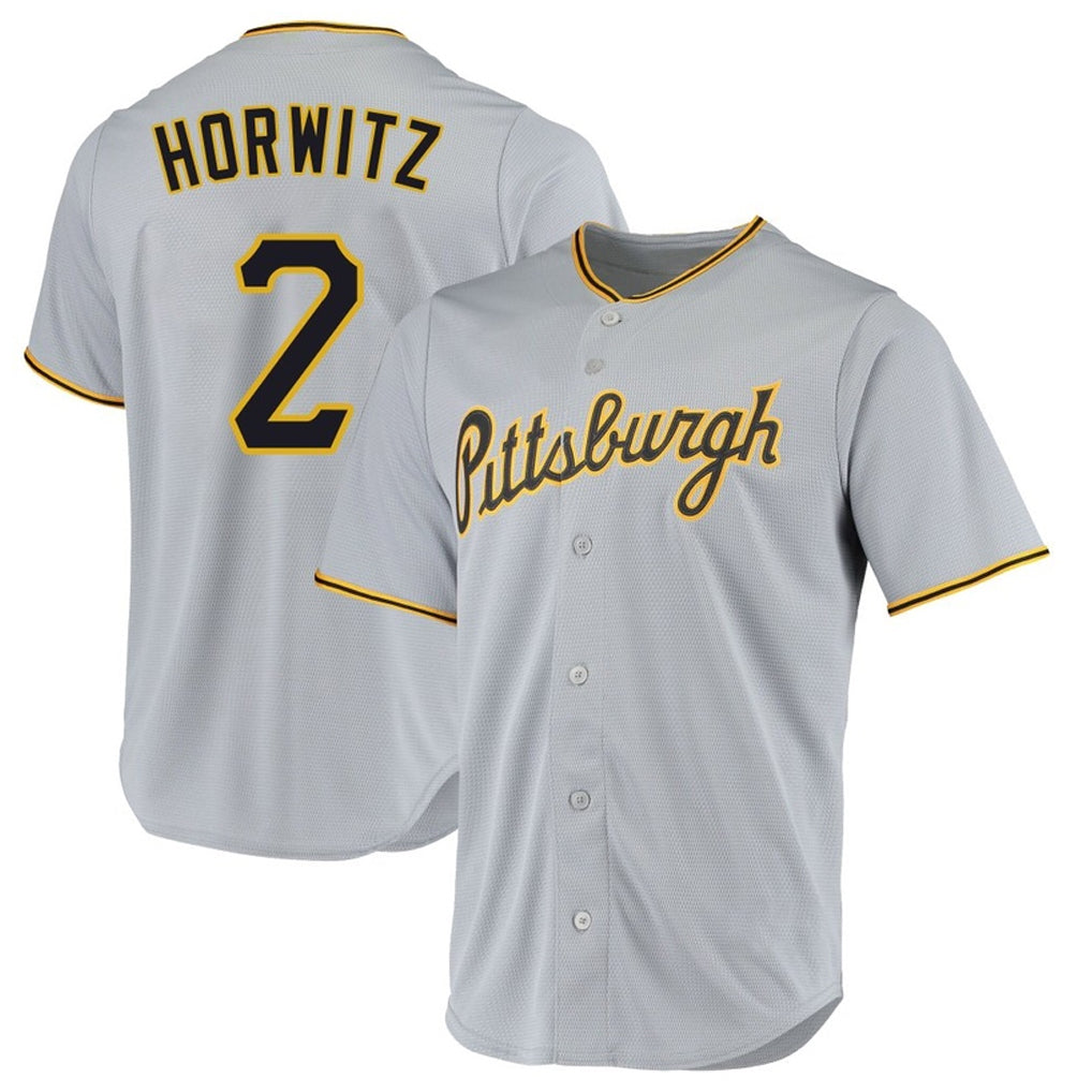 Trusc P.Pirates #2 Spencer Horwitz Player Gray Road Home Game Stitched Jerseys