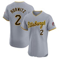 Trusc P.Pirates #2 Spencer Horwitz Player Gray Road Home Limited Elite Stitched Jerseys