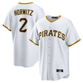 Trusc P.Pirates #2 Spencer Horwitz Player White Home Game Stitched Jerseys