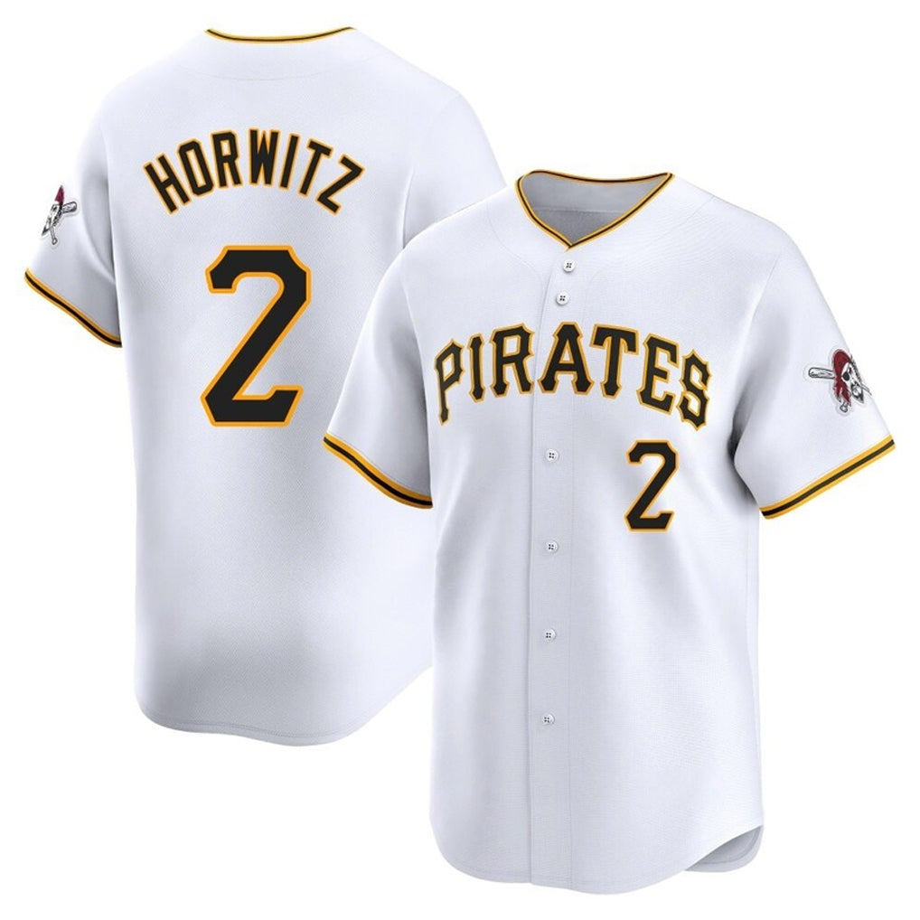 Trusc P.Pirates #2 Spencer Horwitz Player White Home Limited Stitched Jerseys