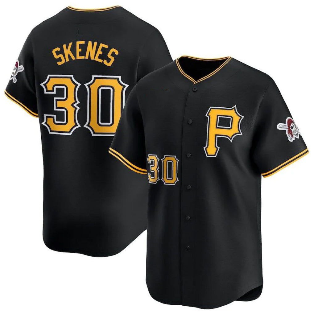 Trusc P.Pirates #30 Paul Skenes Player Black Alt Limited Home Stitched Jerseys