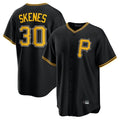 Trusc P.Pirates #30 Paul Skenes Player Black Alternate 2025 Home Game Stitched Jerseys