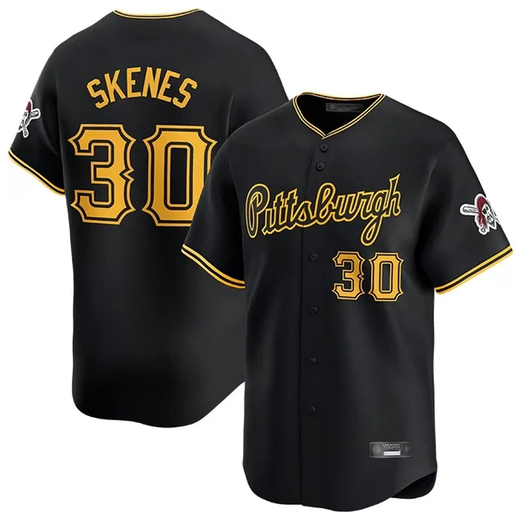 Trusc P.Pirates #30 Paul Skenes Player Black Home Limited Stitched Jerseys
