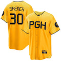 Trusc P.Pirates #30 Paul Skenes Player Gold City Connect Home Limited Stitched Jerseys