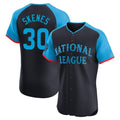 Trusc P.Pirates #30 Paul Skenes Player Navy National League All-Star Home Limited Elite Stitched Jerseys