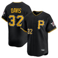 Trusc P.Pirates #32 Henry Davis Player Black Alternate Limited Game Stitched Jerseys
