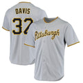 Trusc P.Pirates #32 Henry Davis Player Gray Road Home Game Stitched Jerseys